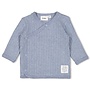 Overslagshirt rib - Blue Ocean - Blauw Melange