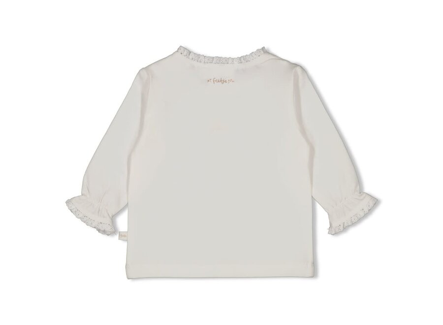 Longsleeve - Delicate Flower - Offwhite