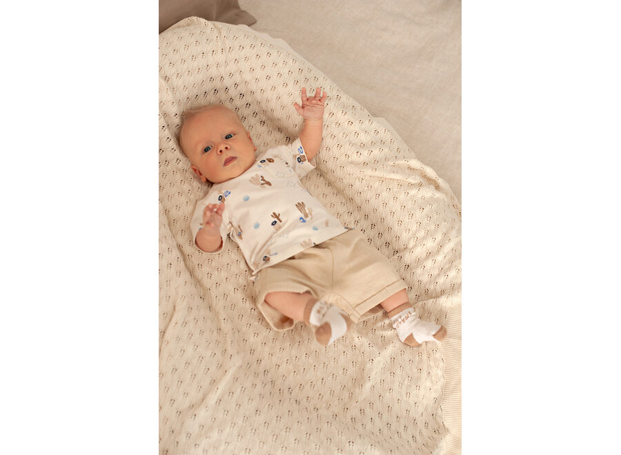 T-shirt AOP - Sssiesta - Offwhite