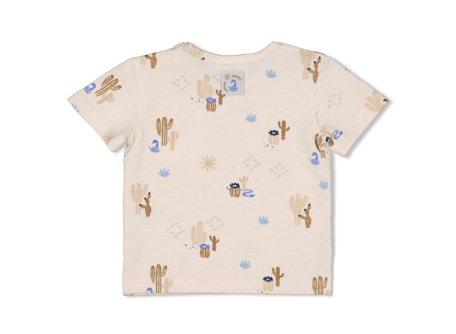 T-shirt AOP - Sssiesta - Offwhite