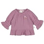 Longsleeve ruches mousseline - Flower Ranch - Violet