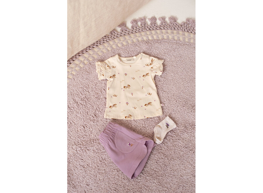 Short - Flower Ranch - Violet