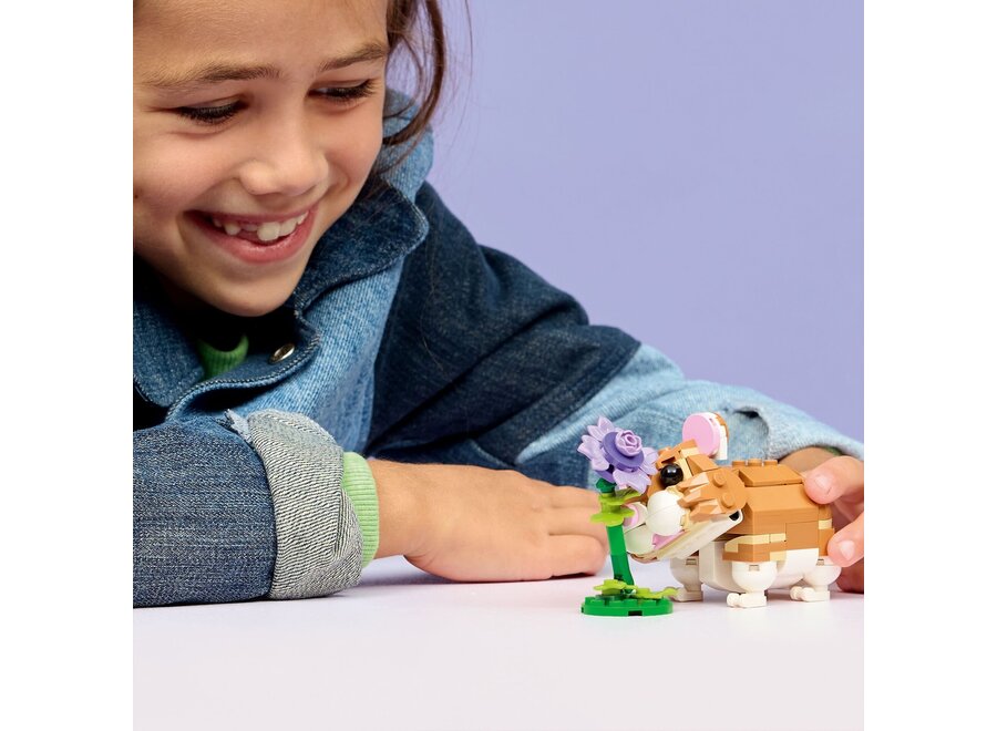 Lego Creator - Schattige hamster met bloem