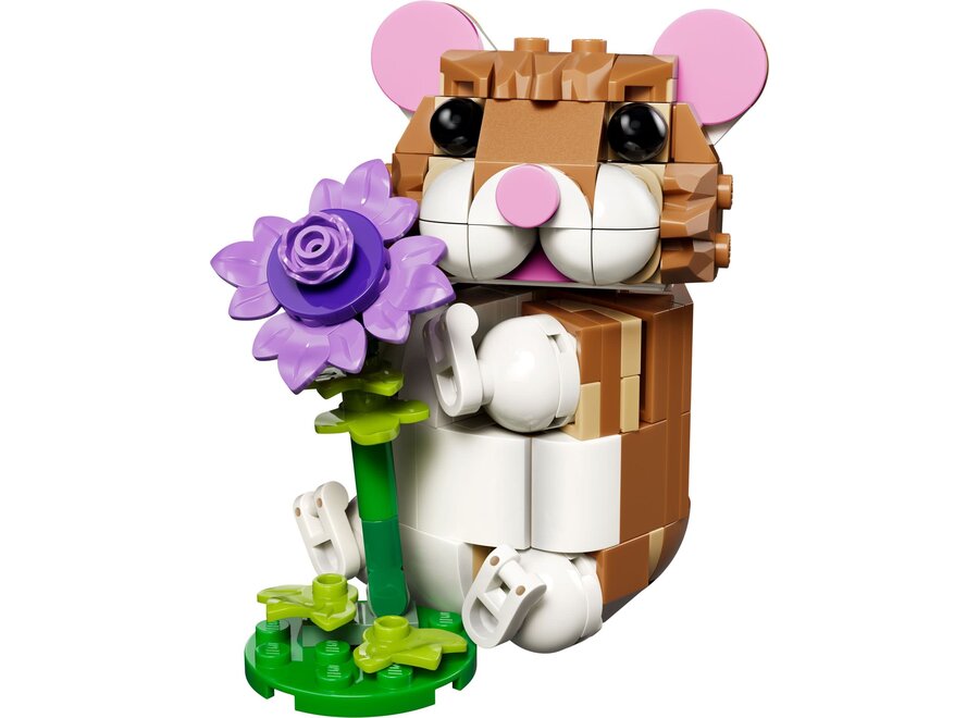 Lego Creator - Schattige hamster met bloem