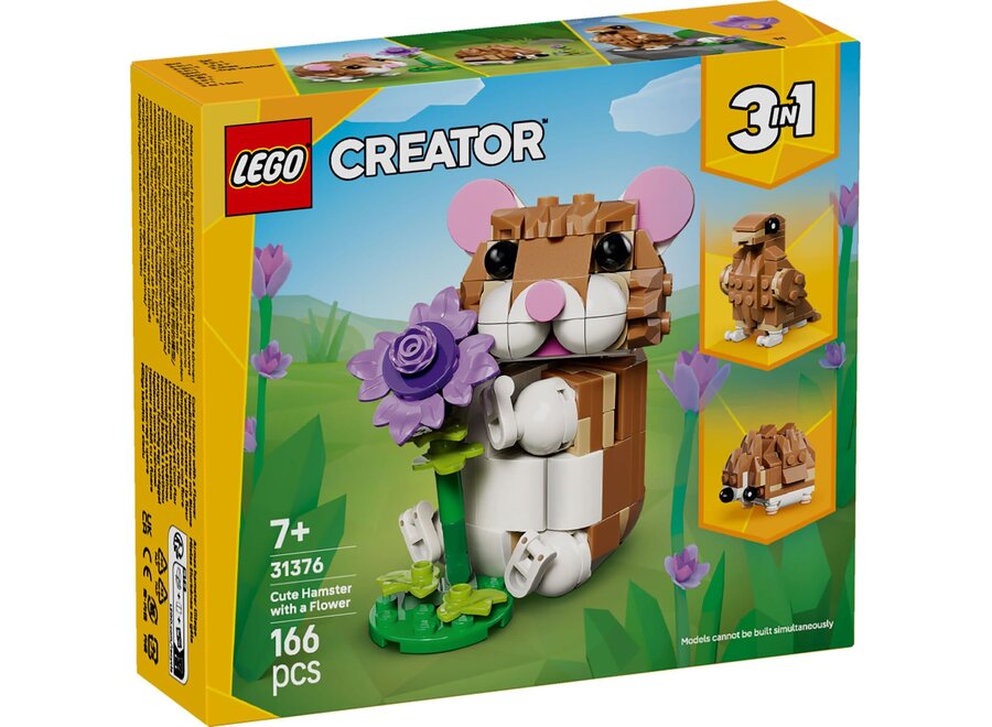 Lego Creator - Schattige hamster met bloem