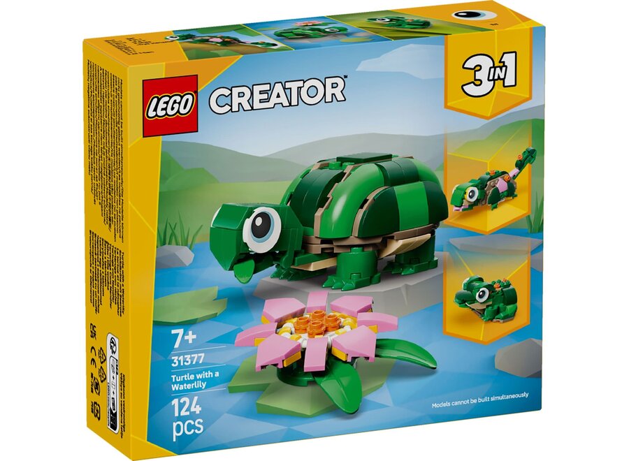 Lego Creator - Schildpad met waterlelie
