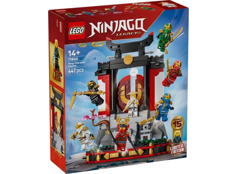 Lego Ninjago - 15-jarig jubileum: Display met ninjapersonages