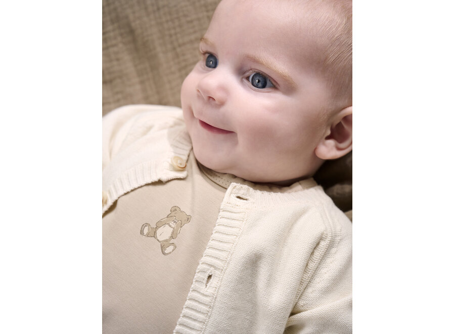 Vestje Cardigan Knit - Antique White