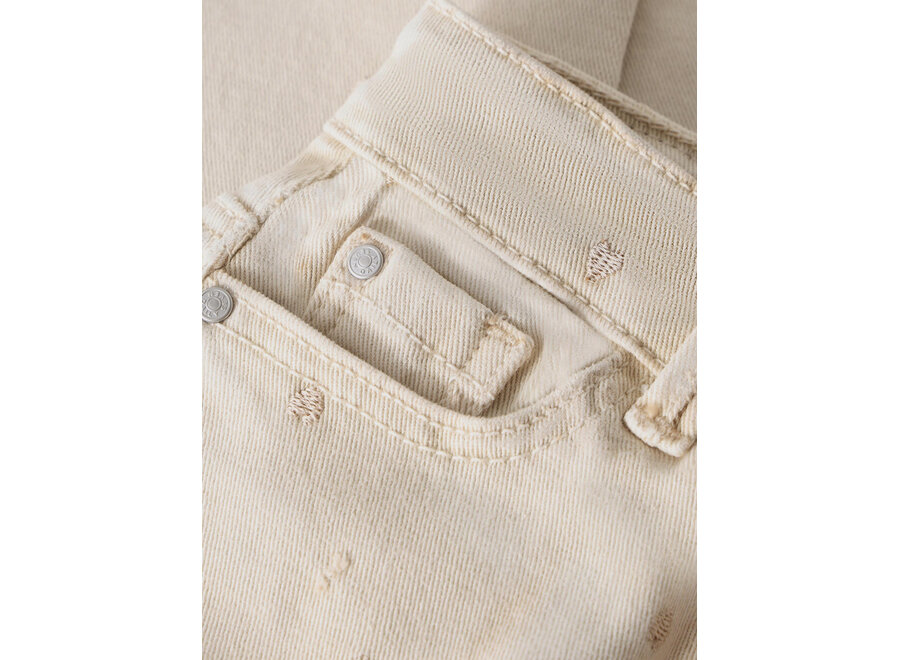 Mom Fit Washed - Sandshell