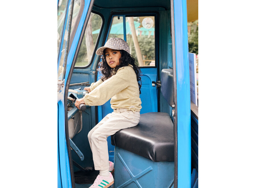 Mom Fit Washed - Sandshell