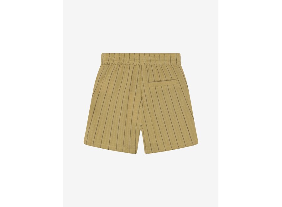 Shorts Small Stripe - Pale Olive Green