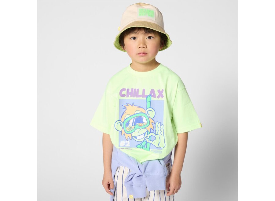 T-SHIRT KORTE MOUWEN - GROENE CITROEN