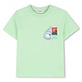 T-SHIRT KORTE MOUWEN - WATERGROEN