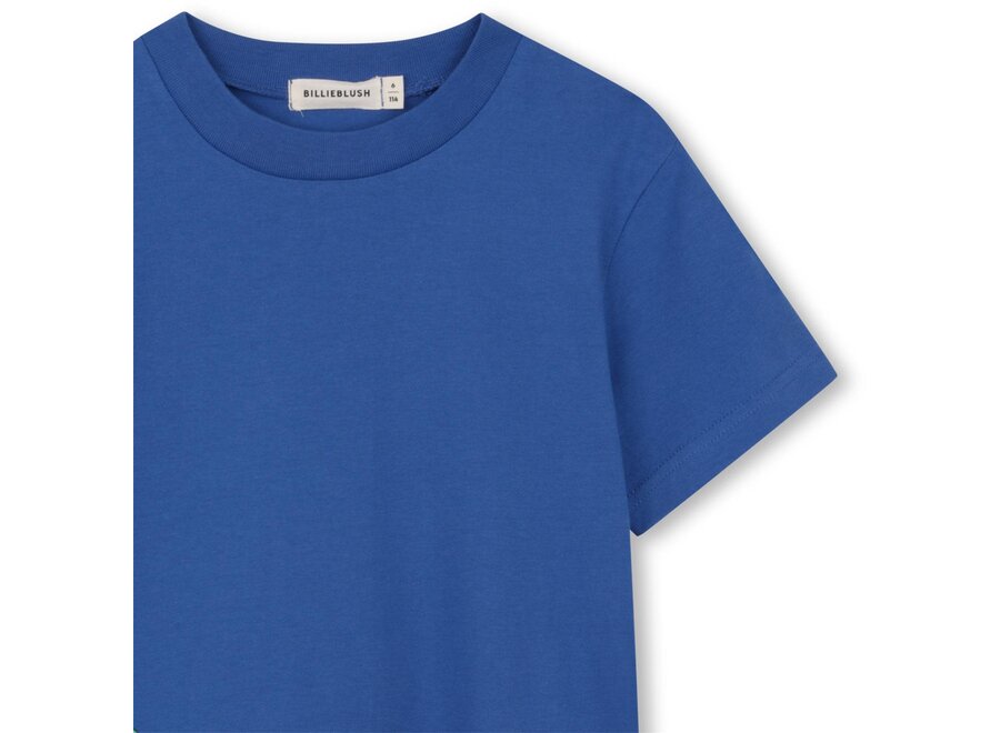 T-SHIRT KORTE MOUWEN - BLAUW
