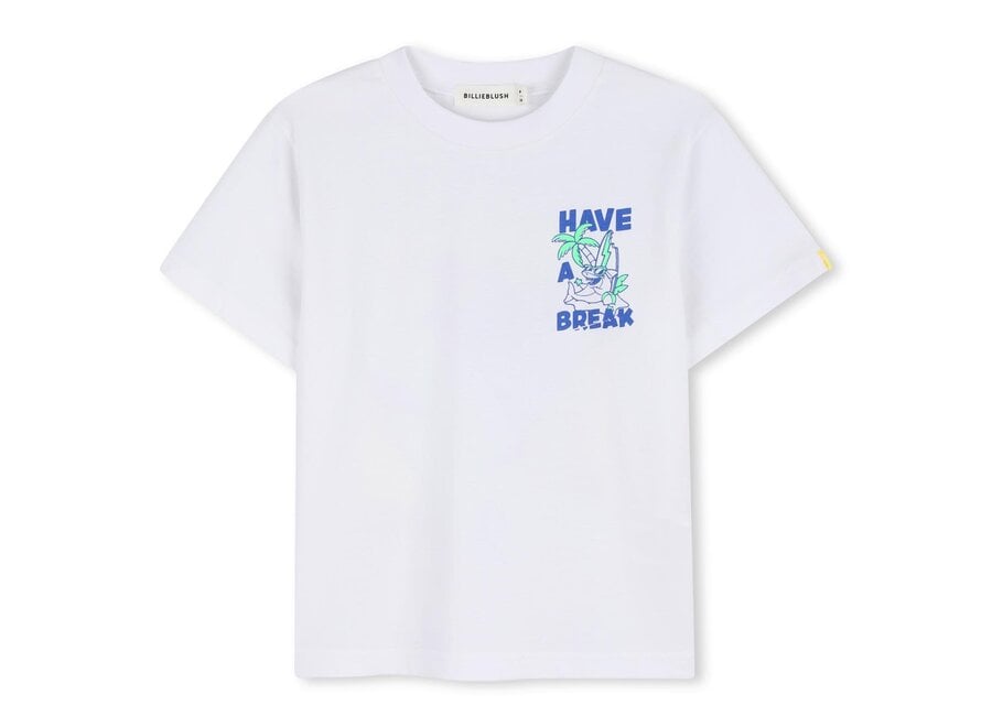 T-SHIRT KORTE MOUWEN - WIT