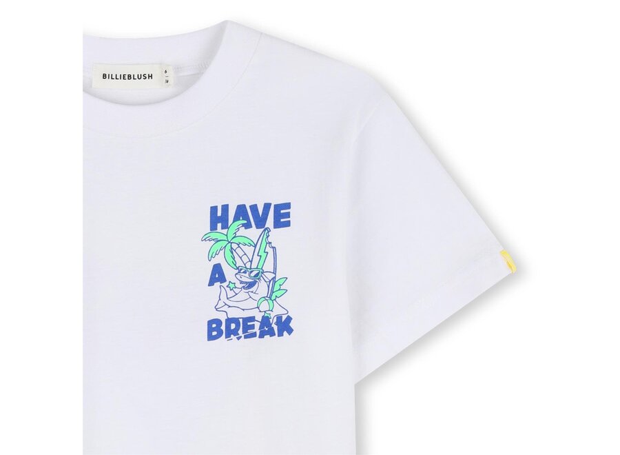 T-SHIRT KORTE MOUWEN - WIT