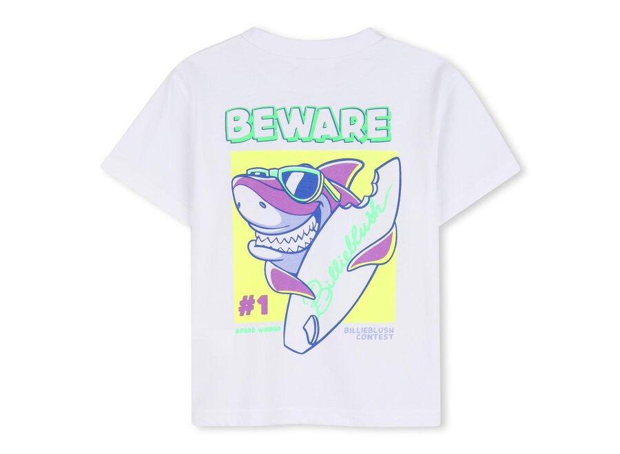 T-SHIRT KORTE MOUWEN - WIT