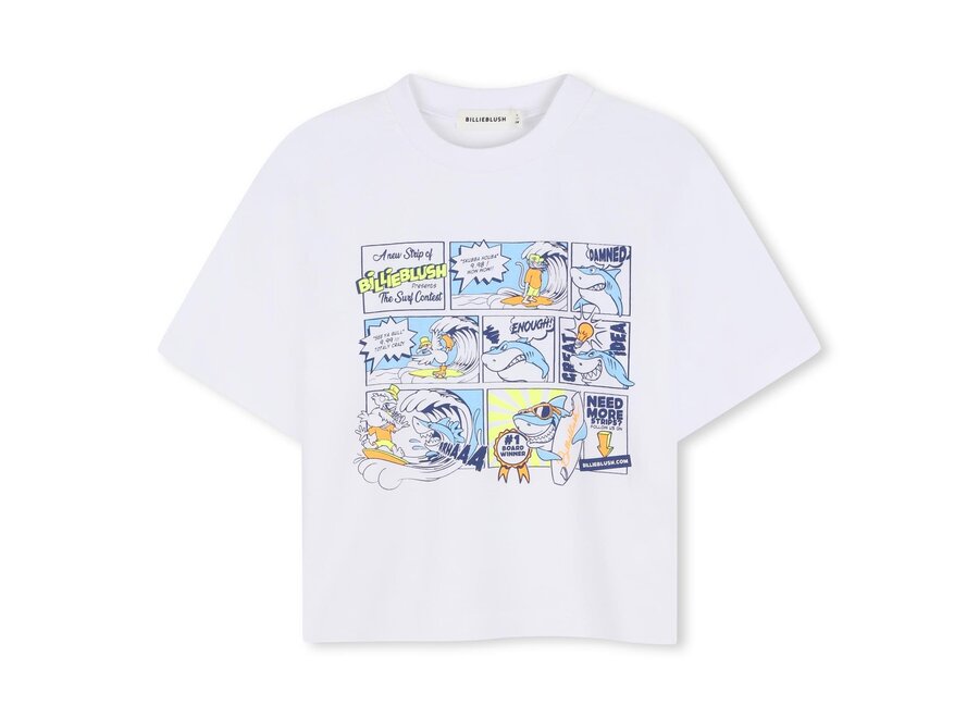 T-SHIRT KORTE MOUWEN - WIT