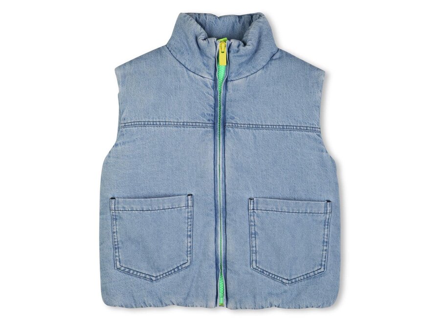 BODYWARMER - Double Stone + Bleach