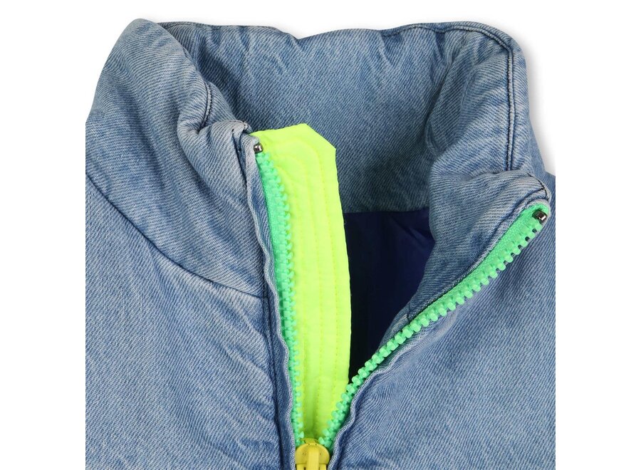 BODYWARMER - Double Stone + Bleach