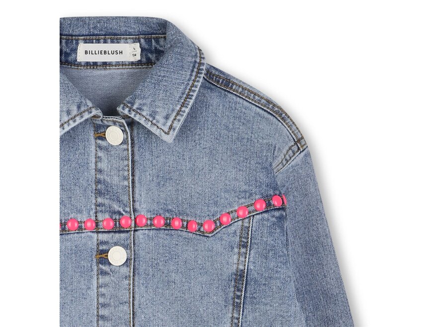 SPIJKERJAS | JEANSVEST - STONE