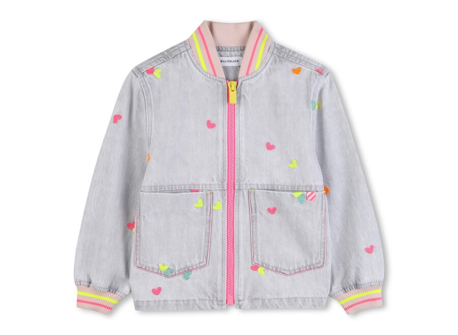 SPIJKERJASJE | JEANSVEST DENIM GREY