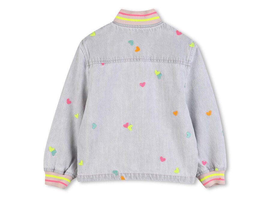 SPIJKERJASJE | JEANSVEST DENIM GREY