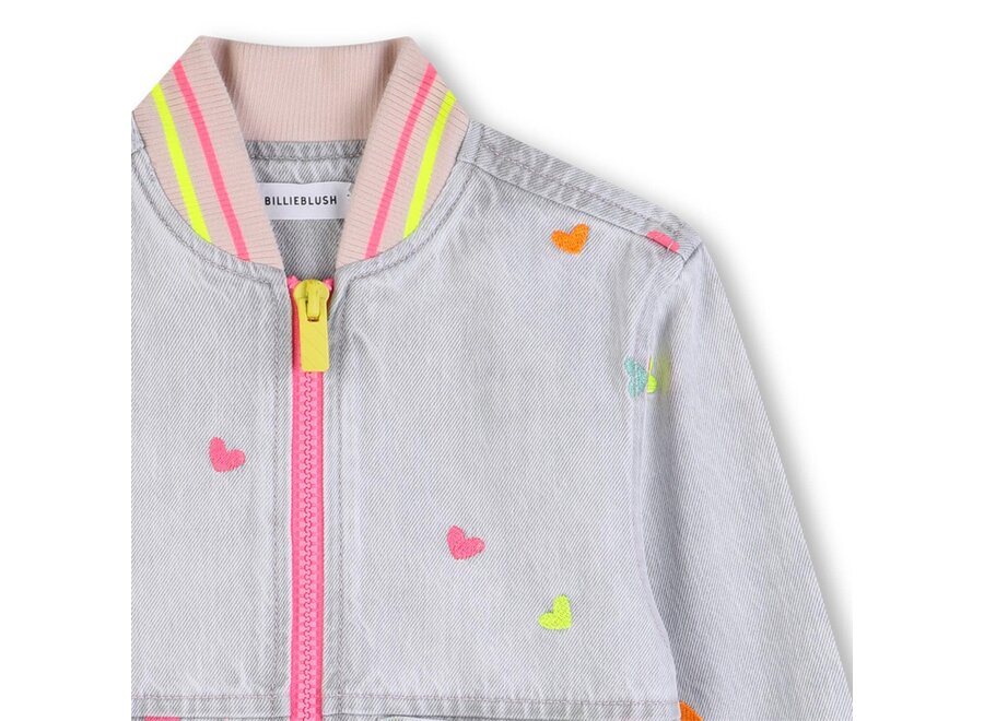 SPIJKERJASJE | JEANSVEST DENIM GREY