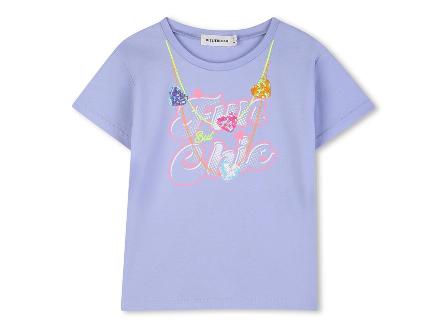 T-SHIRT - ENGEL BLAUW | PAARS