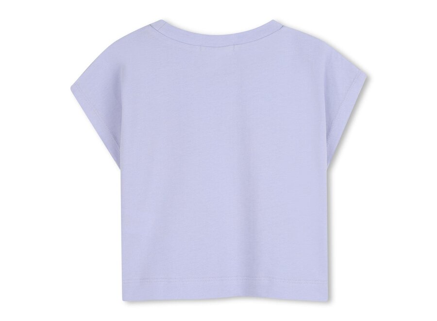 T-SHIRT ENGEL BLAUW | PAARS - HART