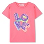 TEE-SHIRT FUCHSIA - LOVE