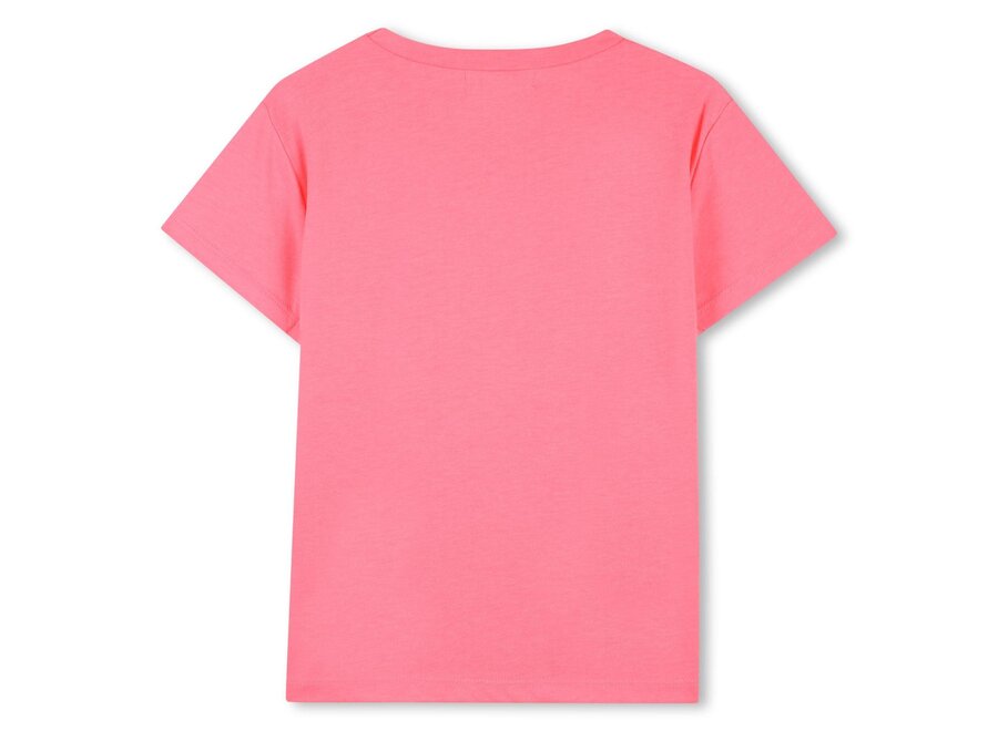 TEE-SHIRT FUCHSIA - LOVE