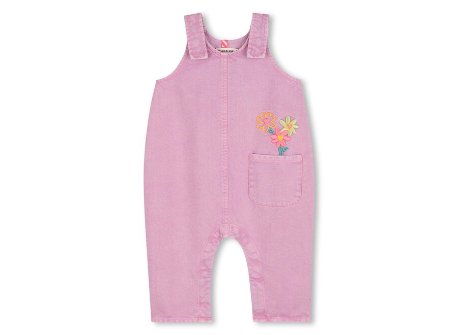 ONESIE COMBI PAARS / ROZE