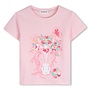 T-SHIRT LICHT ROZE - PAARD