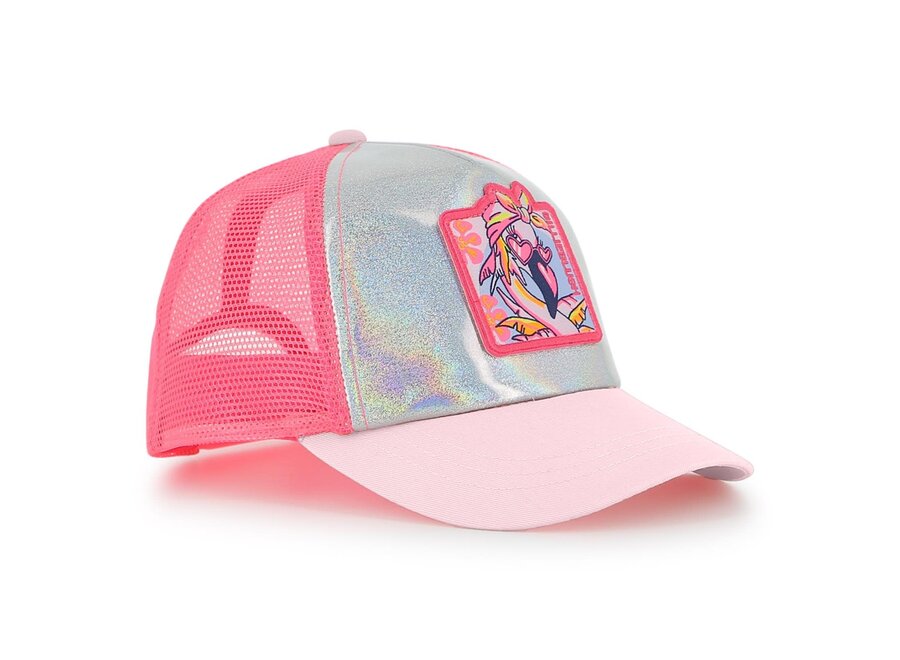 PET | CAP WIT ROZE - FLAMINGO