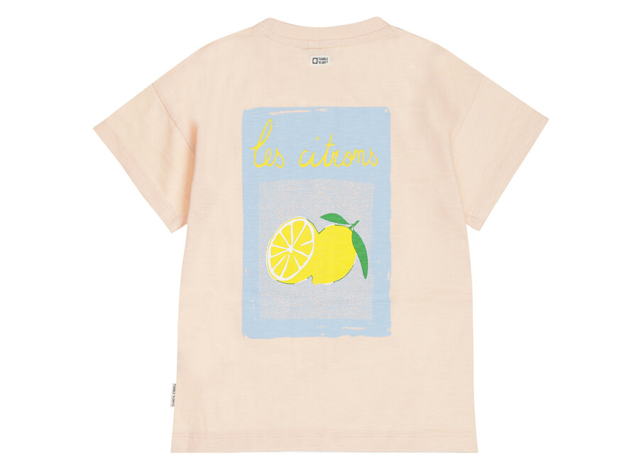 T-Shirt Citrone - Peach kleur