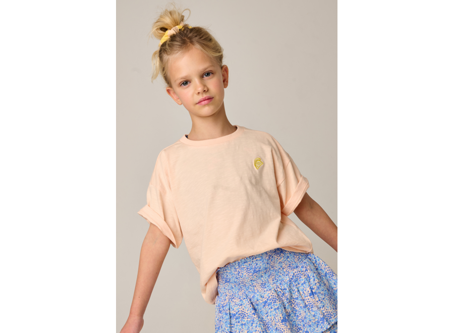 T-Shirt Citrone - Peach kleur
