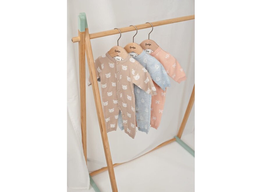 Pak gebreid AO - The Knits - Blauw melange