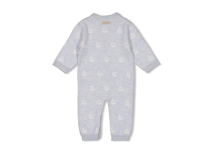 Pak gebreid AO - The Knits - Blauw melange