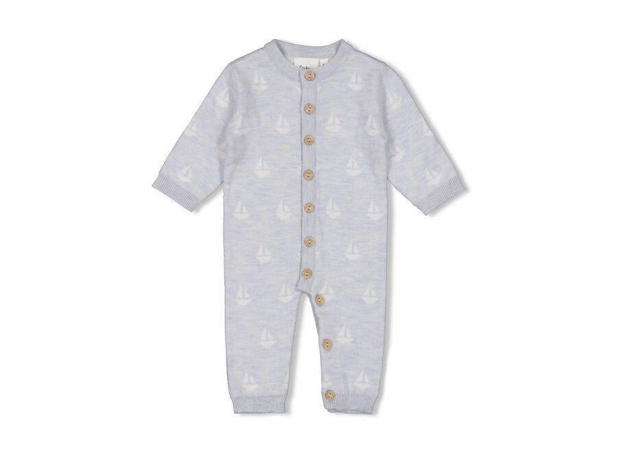 Pak gebreid AO - The Knits - Blauw melange