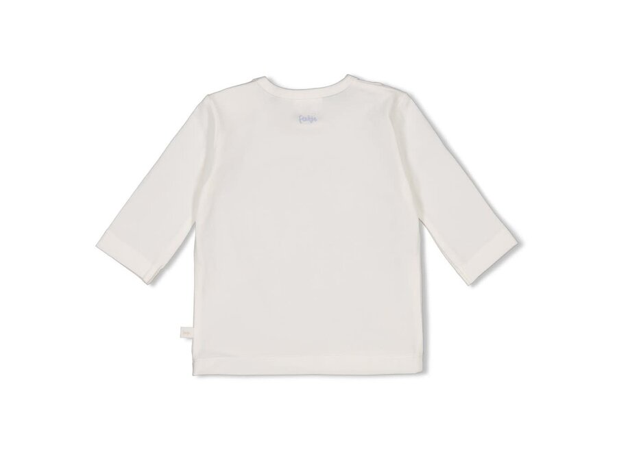 Longsleeve embroidery boot - The Knits - Offwhite