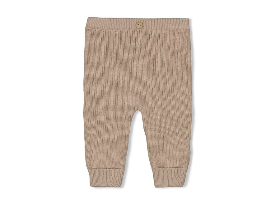 Broek gebreid - The Knits - Zand Melange