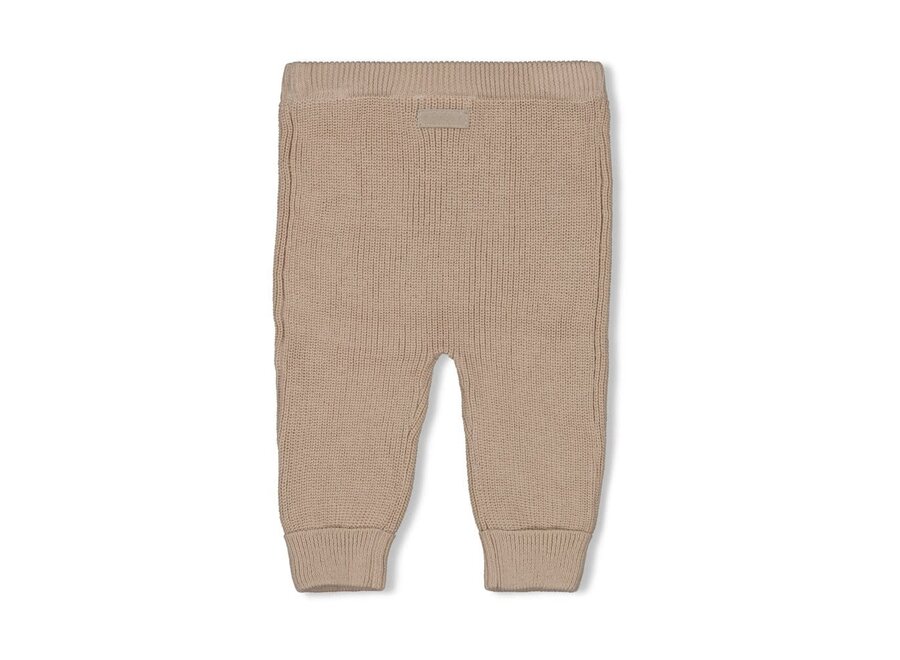 Broek gebreid - The Knits - Zand Melange