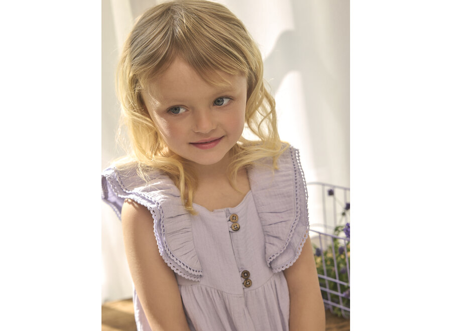 Dress SS Muslin - Purple Heather