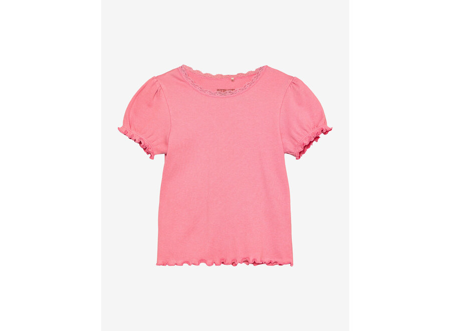 T-shirt SS Rib - Plumeria