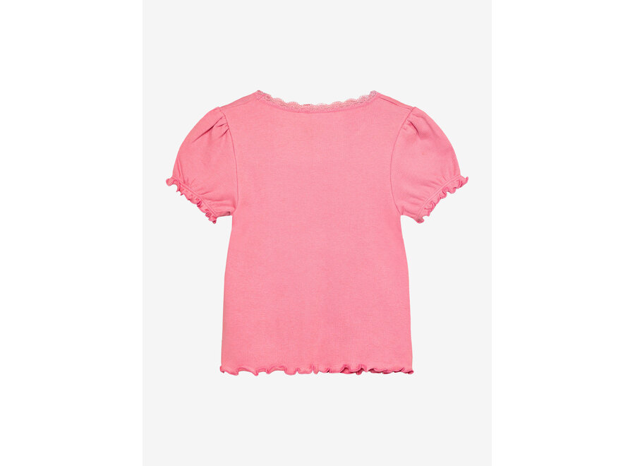 T-shirt SS Rib - Plumeria