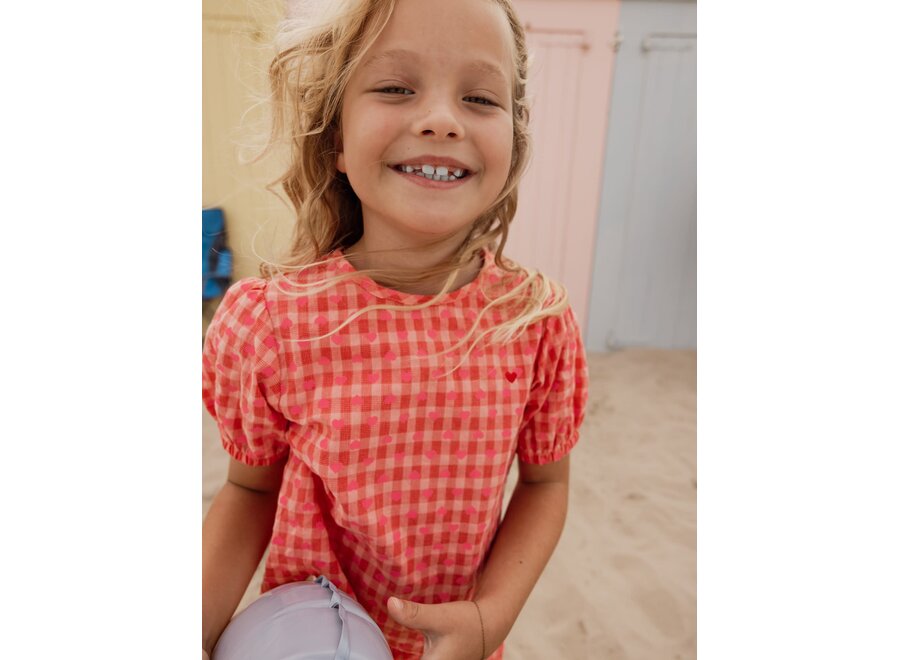 Little Woven Top heart check