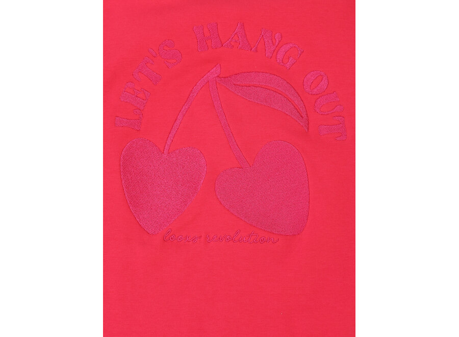 Little Sweat Dress SS poppy red