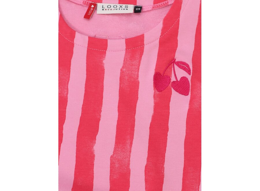 Little Striped Sweat Dress SS stripe