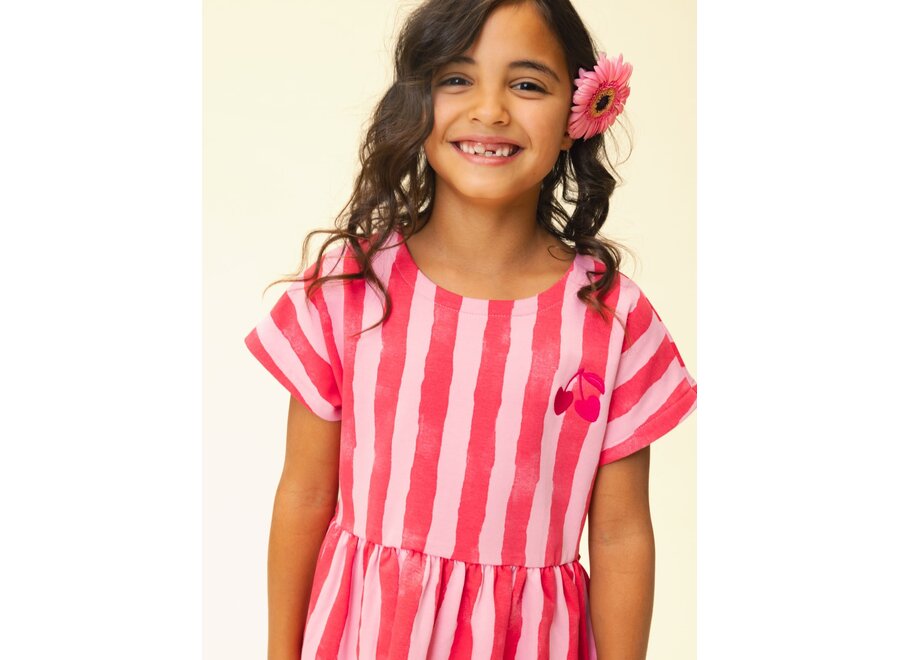 Little Striped Sweat Dress SS stripe
